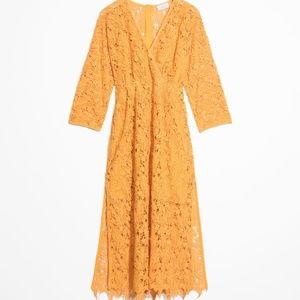 Mustard Lace Dress